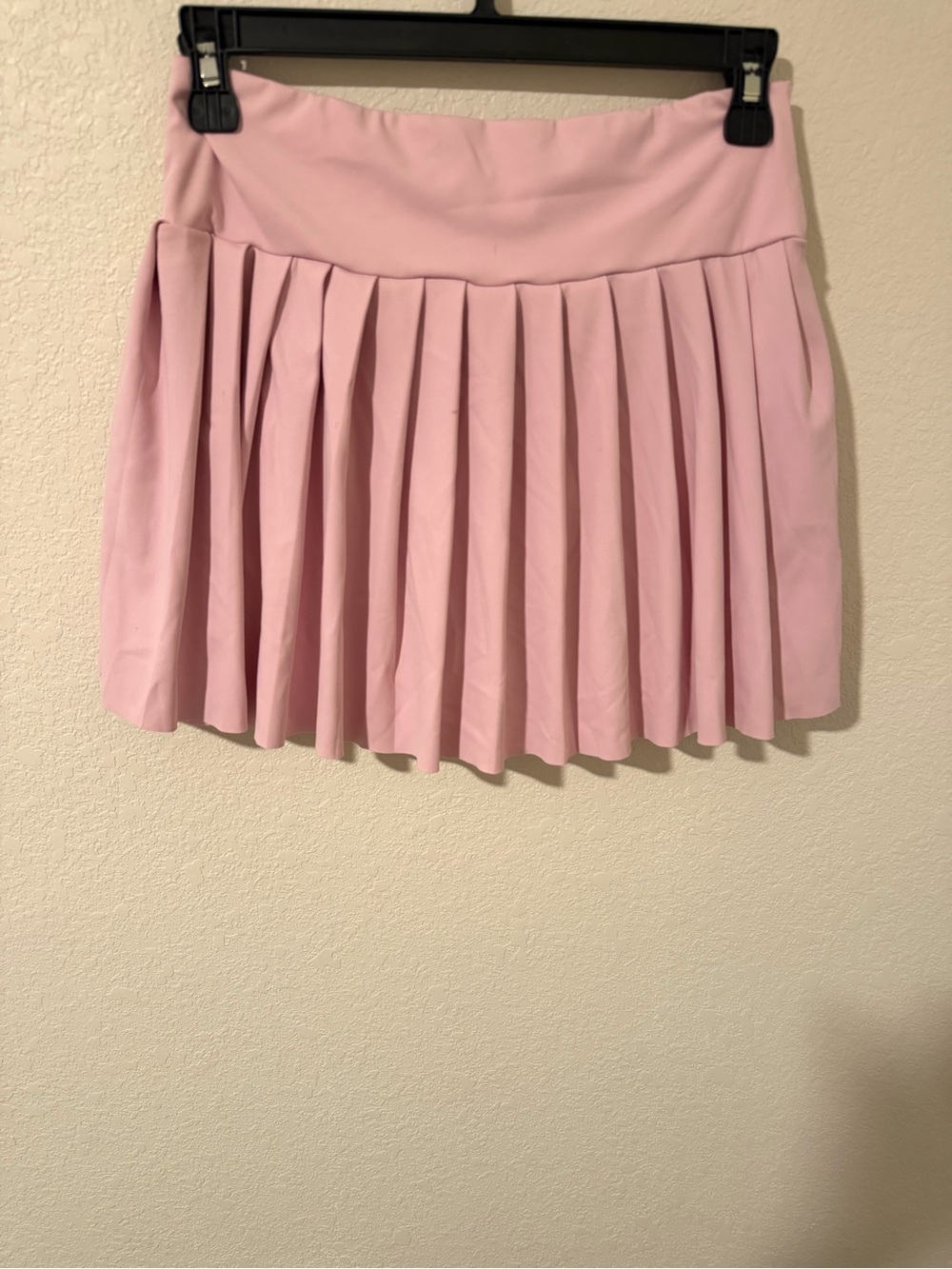 New Mix Light Pink Pleated Circle Skirt
